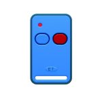 ET Blue 2 Button Remote
